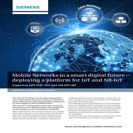 Whitepaper: Mobile Networks in a smart digital future - deploying a platform ...