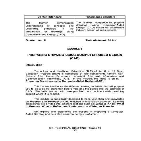 Technical Drafting Module 3