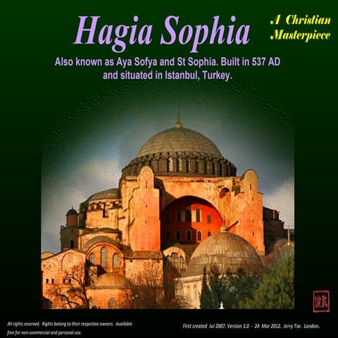 Hagia Sophia, Istanbul,Turkey
