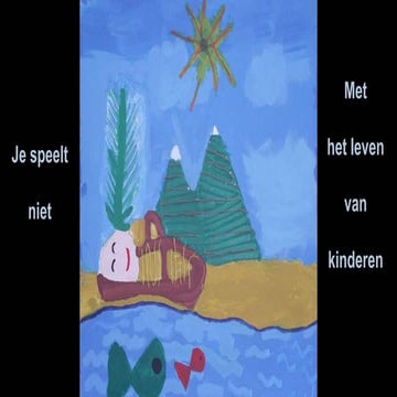Je speelt niet met het leven van kinderen (3de adventszondag B Welzijnszorg)