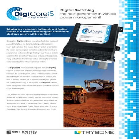 Googolplex DigiCore15 Specification | PDF