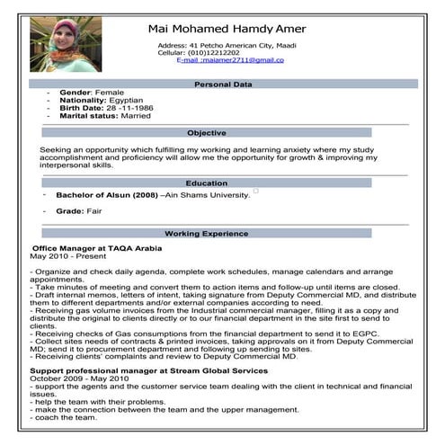 amer modified CV | DOC