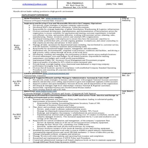 Max's New Resume 2017