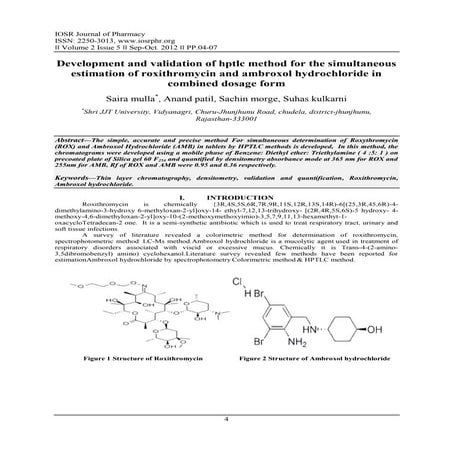 IOSR Journal of Pharmacy (IOSRPHR), www.iosrphr.org, call for paper, research...