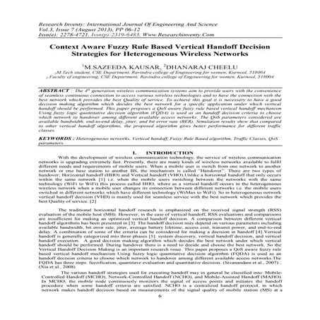 Research Inventy : International Journal of Engineering and Science