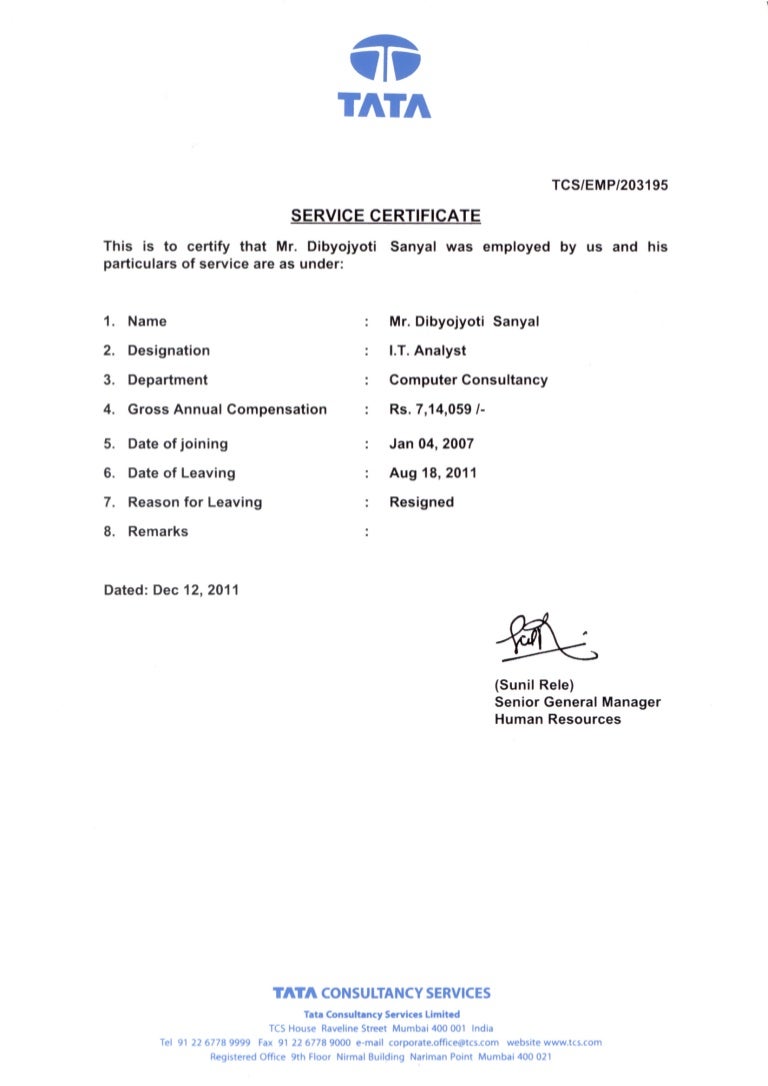 TCS Exp PDF tcs-exp-pdf