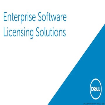 Dell 3rd Party Software Solutions