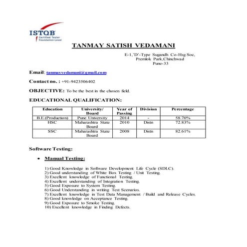 TANMAY SATISH VEDAMANI res