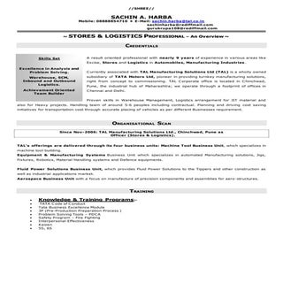SACHIN HARBA CV [MBA]
