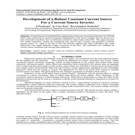 3 phase current source inverter | PDF