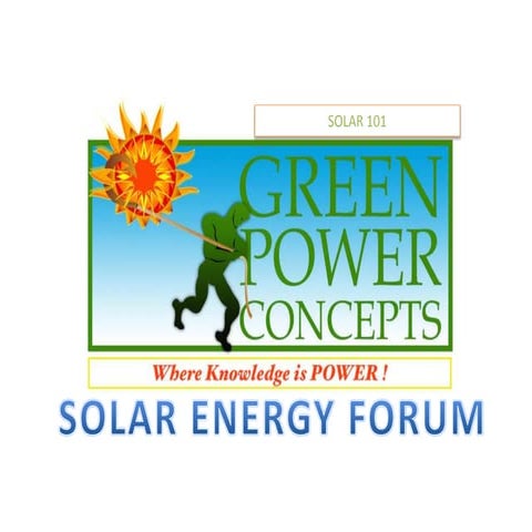 Solar Energy Forum