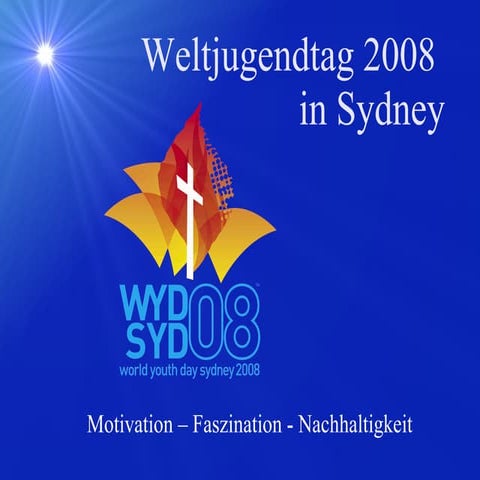 World Youth Day Maturitywork