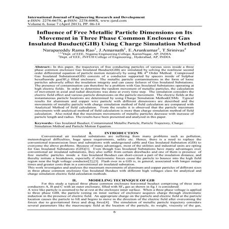 Welcome to International Journal of Engineering Research and Development (IJERD)