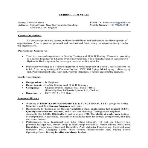 Curriculum Vitae Original Updated oct 2014 | DOCX