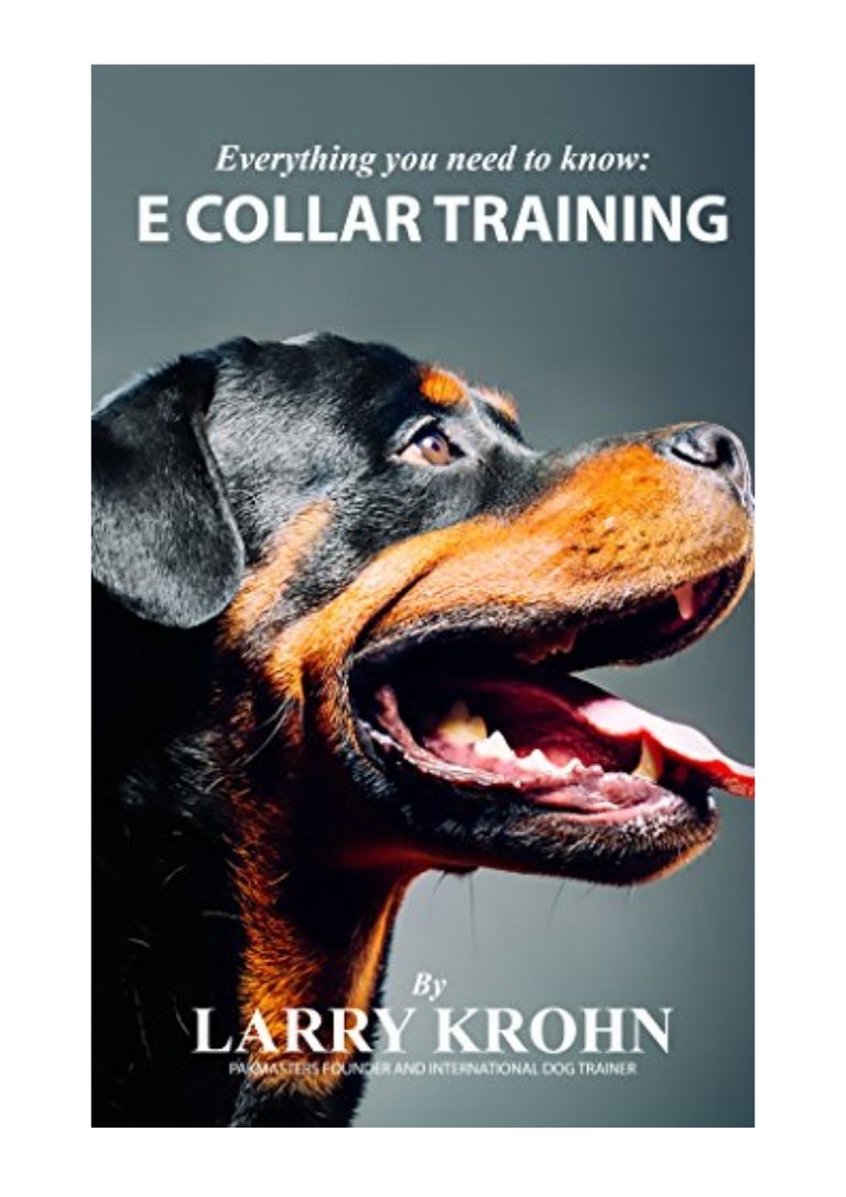 e collar training book