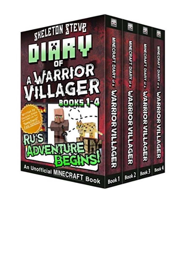 Diary Of A Minecraft Warrior Villager Box Set 1 Ru S Adventure Be