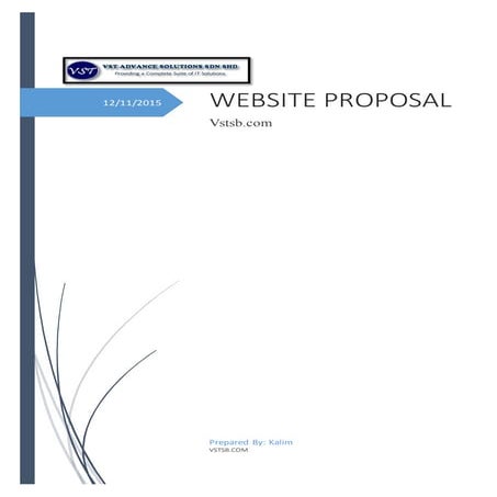 Website proposal | DOCX