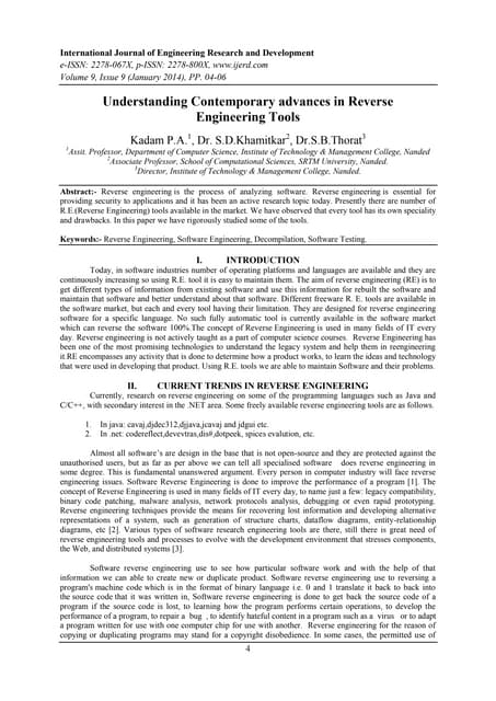 International Journal of Engineering Research and Development