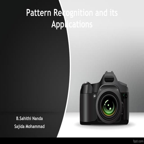 Pattern Recognition and its Application