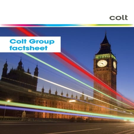 Colt Group Factsheet[1] copy