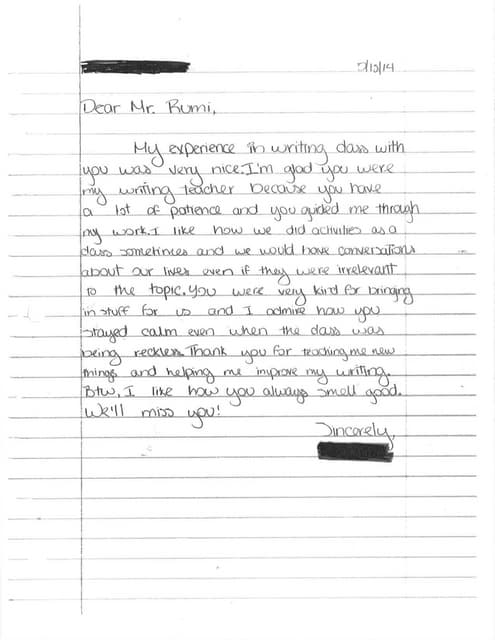 Colgate Reference letter | PDF