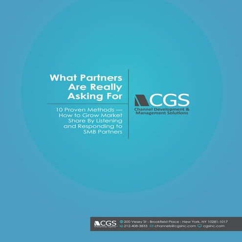 CGS Channel Services - Partners