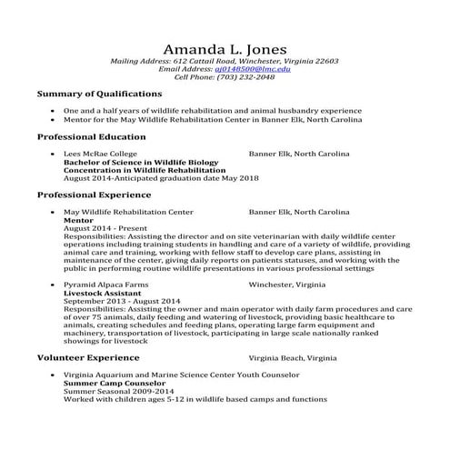 Resume | DOC