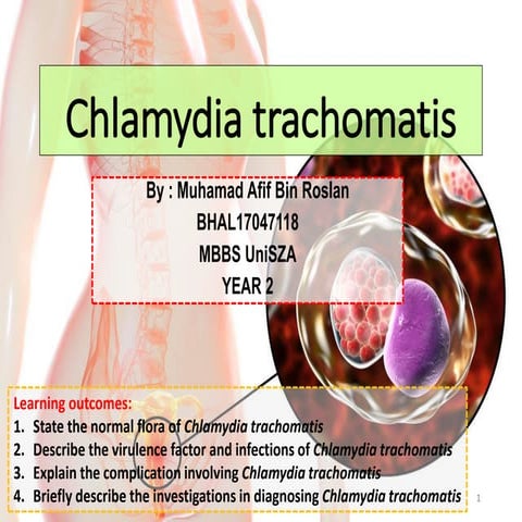 Clinical microbiology : Chlamydia trachomatis an overview of STD's | PDF
