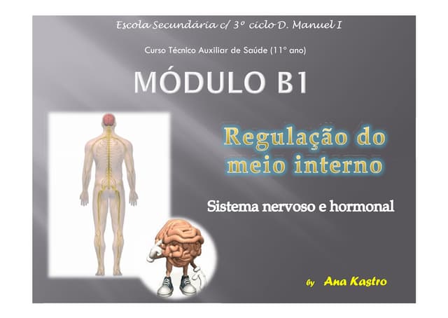1 - Regulação nervosa e hormonal