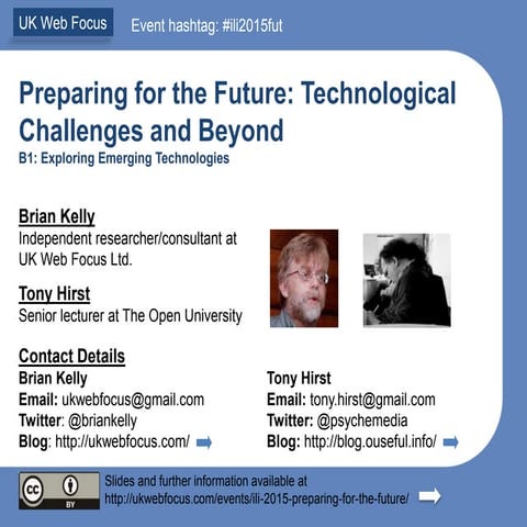 B1: Exploring emerging technologies