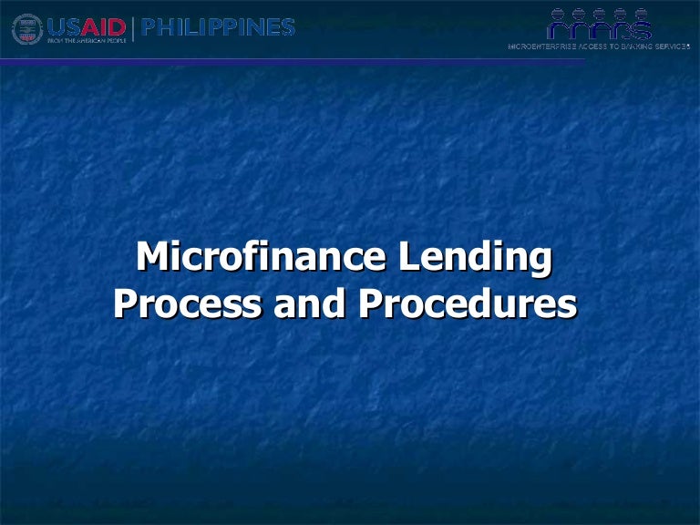 Microfinance Process Flow Chart