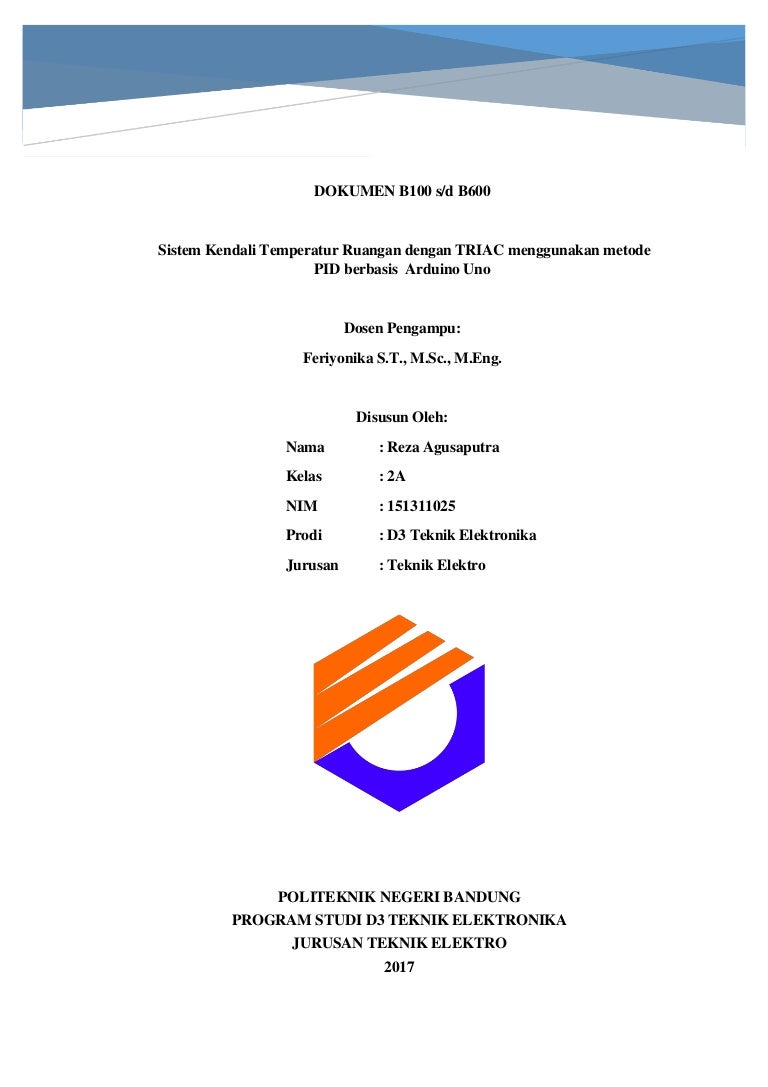 Sistem Kendali Temperatur Ruangan Dengan TRIAC Menggunakan Metode PID