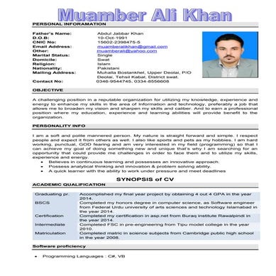 Updated MAK CV - New