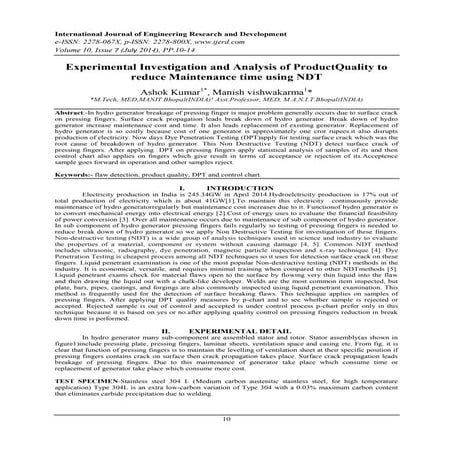 International Journal of Engineering Research and Development