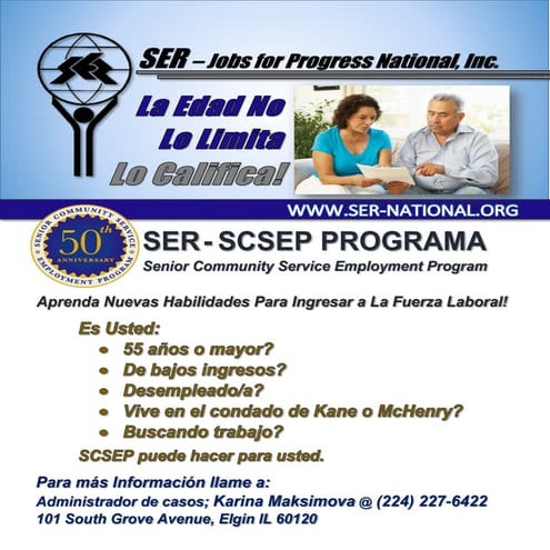 SPANISH SCSEP Flyer