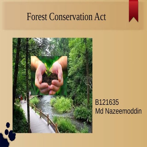 Forest conservation act_Save the forest