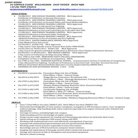 Offshore CV | DOCX