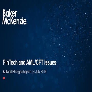 B12: AMLO | FinTech Situation in Thailand and Offshore and Money Laundering R...