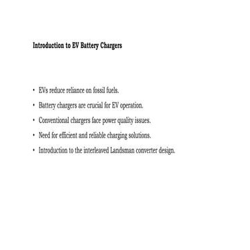 Landsman converter for power factor improvement
