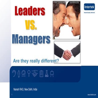 LEADERS VS MANAGERS