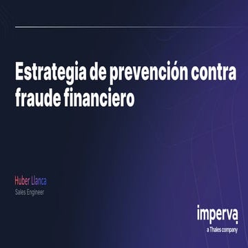 Estrategia de prevencion contra fraude electronico y financiero