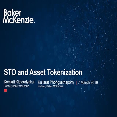 B13: SEC Board | STO and Asset Tokenization (6 Mar 2019)