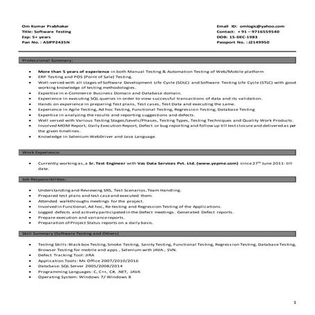 Resume Updated