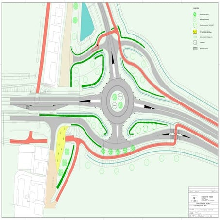 Ontwerp herinrichting dorpsentree