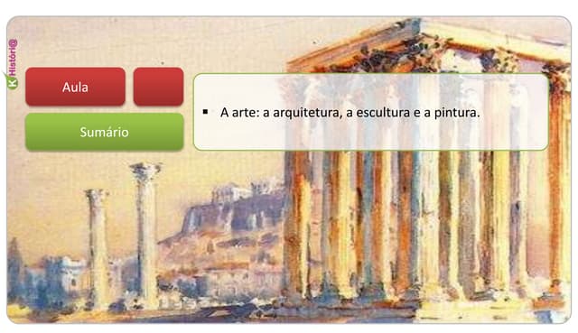 Mundo Helénico - A arte: a arquitet...