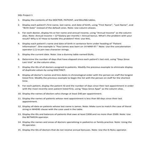 SQL Project 1-with_ans | PDF