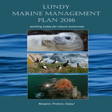 Lundy Marine Management Plan 2016 