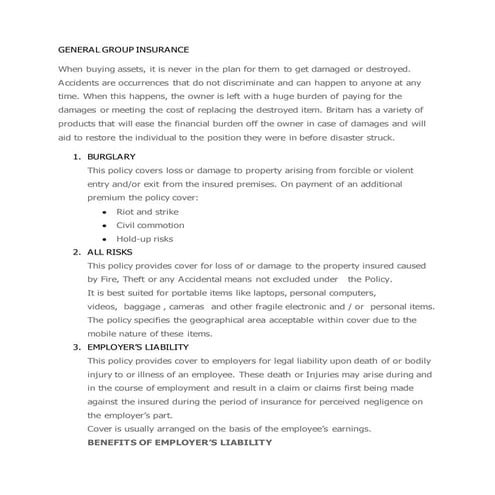 General Insurance | PPTX