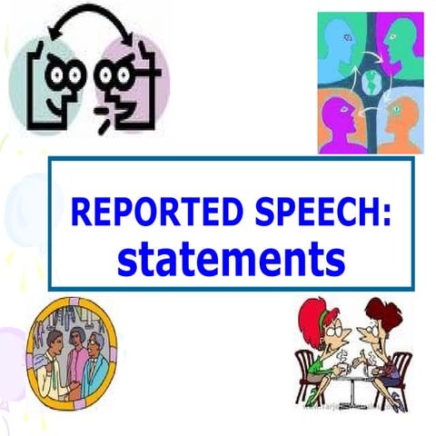 Reported speech examples and conversions | PDF