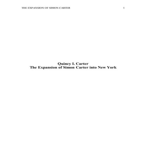 Official Simon Carter Paper